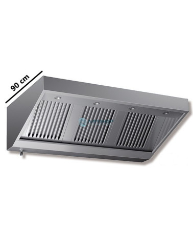 CAPPA A PARETE SNACK - PROFONDITÀ 90 NON MOTORIZZATA IN CON FARETTI