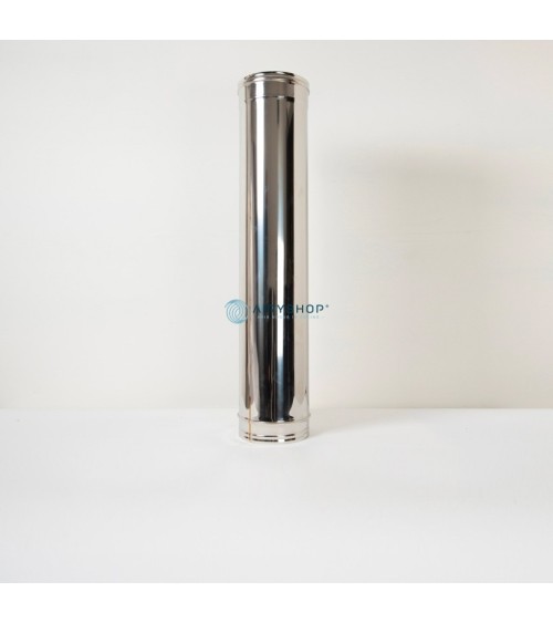 Tubo Canna Fumaria in Acciaio Termotec Lunghezza 1000mm