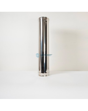 Tubo Canna Fumaria in Acciaio Termotec Lunghezza 1000mm