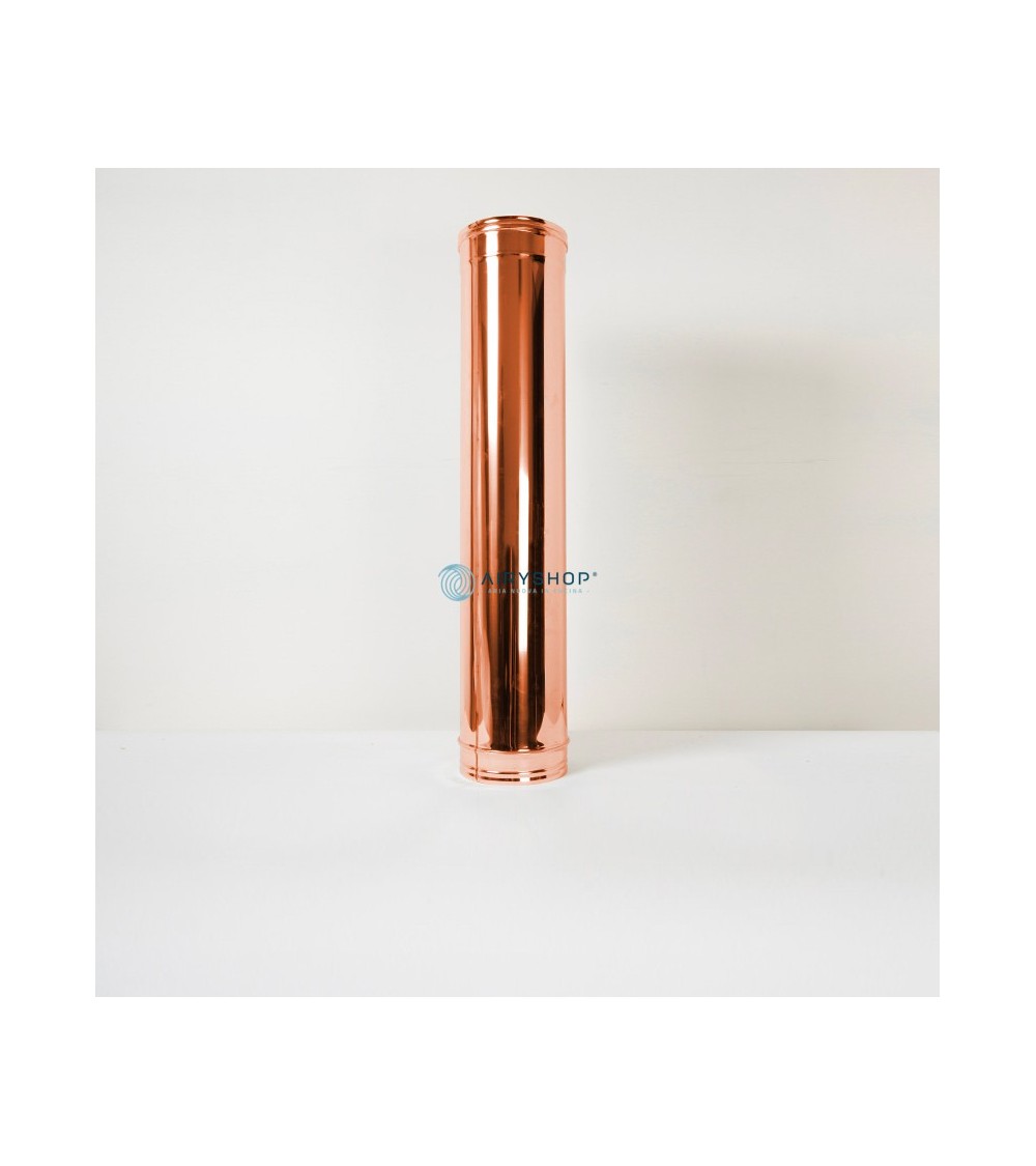 Tubo Canna Fumaria In Rame Termotec Lunghezza 1000mm