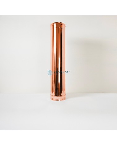 Tubo Canna Fumaria In Rame Termotec Lunghezza 1000mm