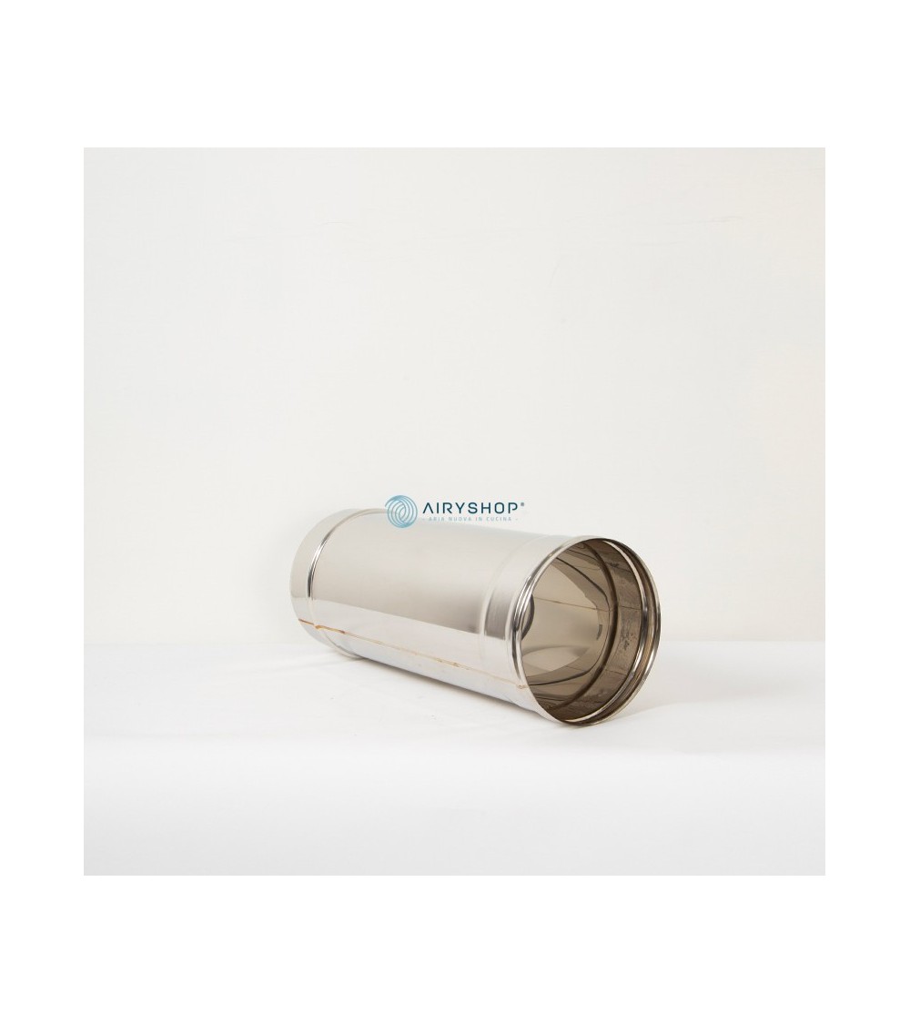 Tubo Canna Fumaria In Acciaio Monotec Lunghezza 500mm