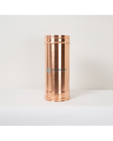 Tubo Canna Fumaria in Rame Termotech Lunghezza 50cm