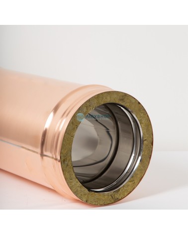 TUBO LUNGHEZZA 500 MM TERMOTEC IN RAME