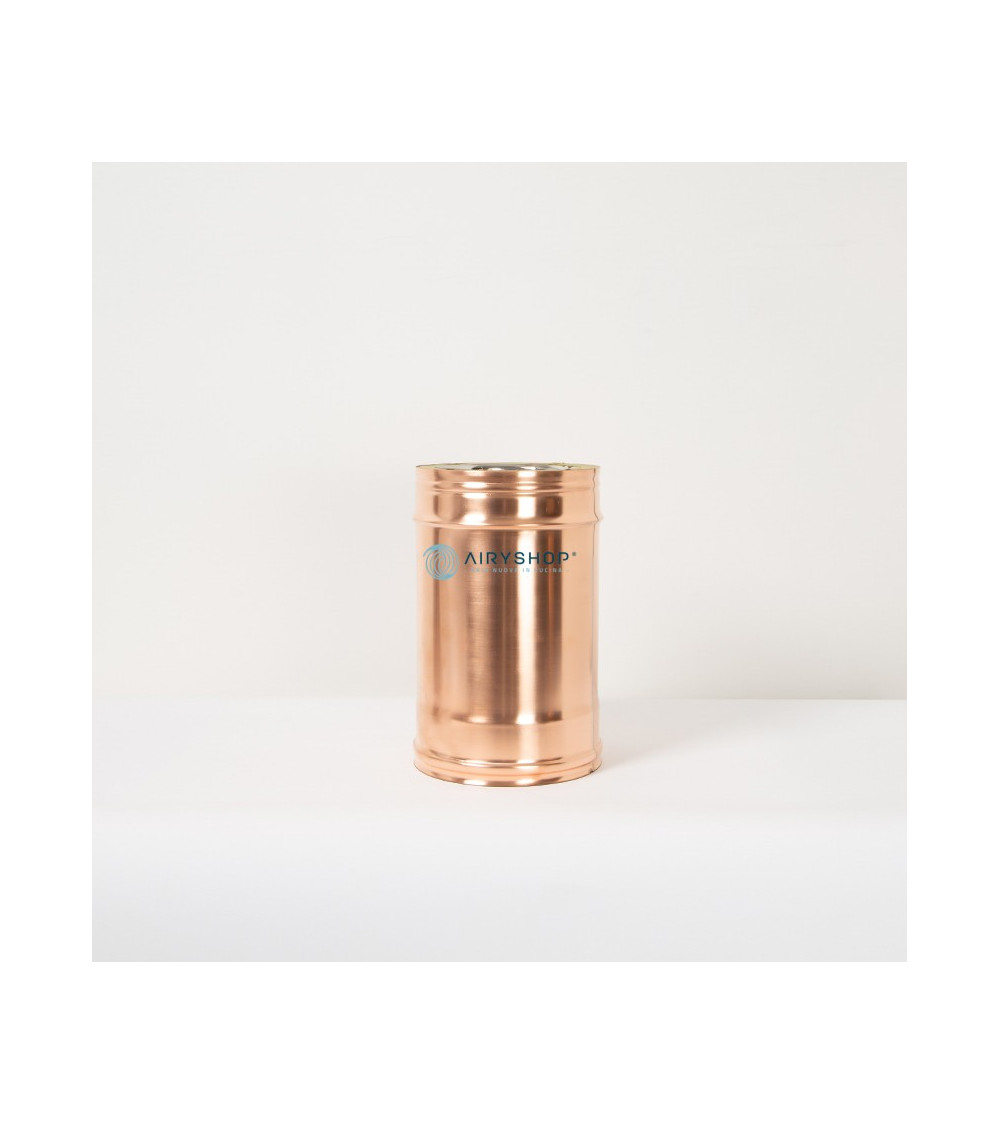 Tubo Canna Fumaria in Rame Termotec Lunghezza 330mm