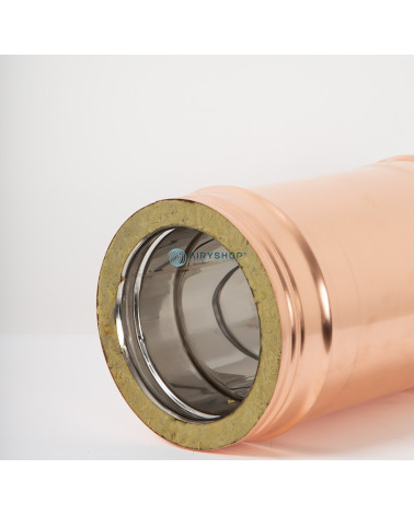 TUBO LUNGHEZZA 330 MM TERMOTEC IN RAME