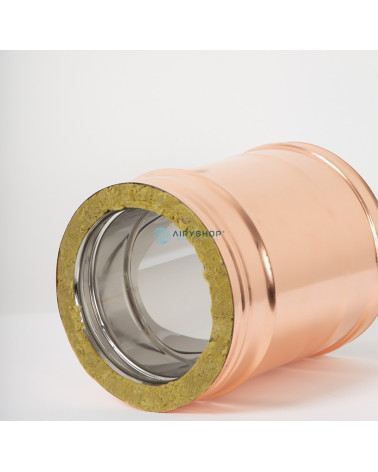 TUBO LUNGHEZZA 250 MM TERMOTEC IN RAME