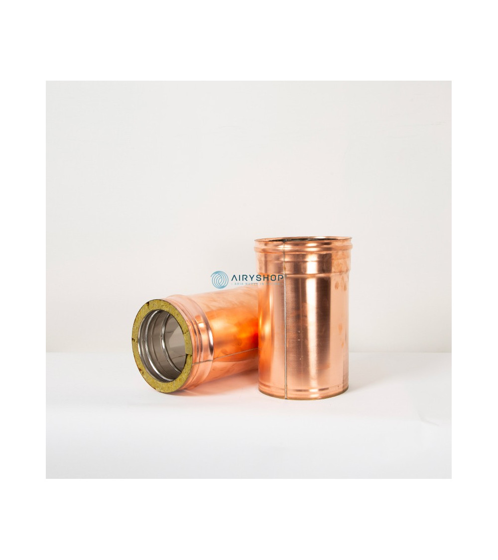 ELEMENTO TELESCOPICO 330-470 MM TERMOTEC IN RAME