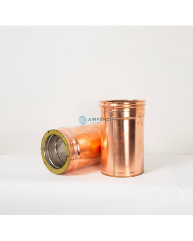 ELEMENTO TELESCOPICO 330-470 MM TERMOTEC IN RAME