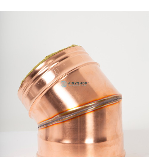 CURVA 45° TERMOTEC IN RAME