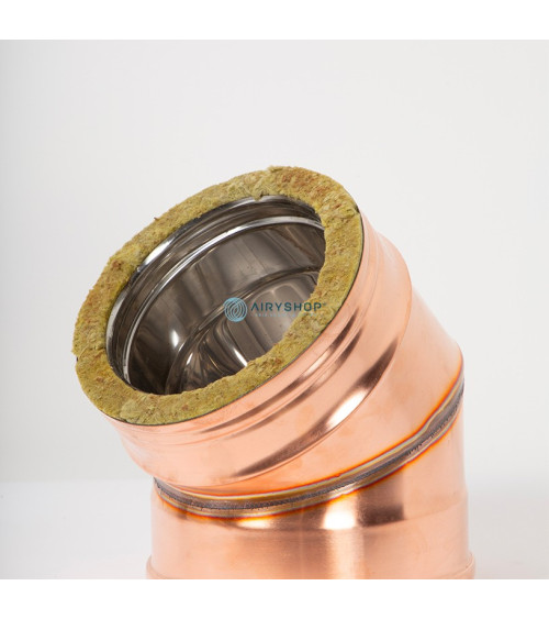 CURVA 45° TERMOTEC IN RAME