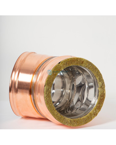 CURVA 45° TERMOTEC IN RAME