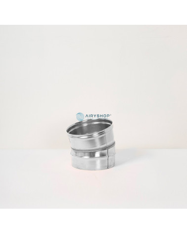 CURVA 15° MONOTEC IN ACCIAIO