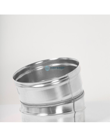 CURVA 15° MONOTEC IN ACCIAIO