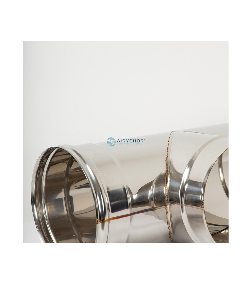 RACCORDO T 90° MONOTEC IN ACCIAIO