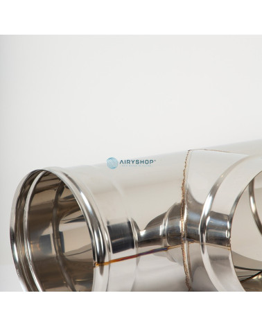 RACCORDO T 90° MONOTEC IN ACCIAIO