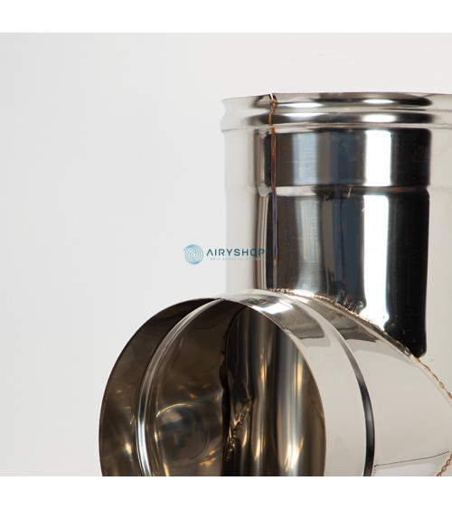 RACCORDO T 90° MONOTEC IN ACCIAIO