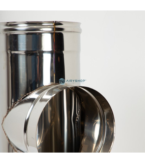 RACCORDO T 90° MONOTEC IN ACCIAIO