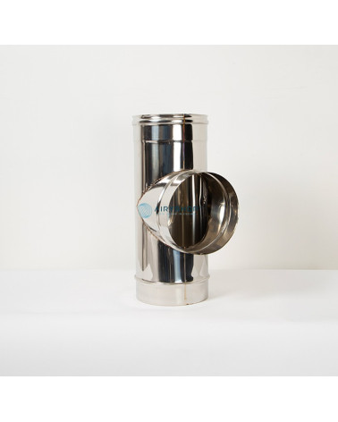 RACCORDO T 90° MONOTEC IN ACCIAIO