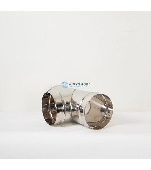 RACCORDO T 90° MONOTEC IN ACCIAIO