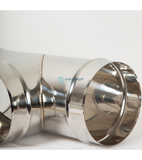 RACCORDO T 90° MONOTEC IN ACCIAIO