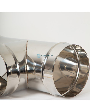 RACCORDO T 90° MONOTEC IN ACCIAIO