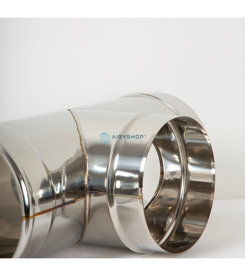 RACCORDO T 90° MONOTEC IN ACCIAIO