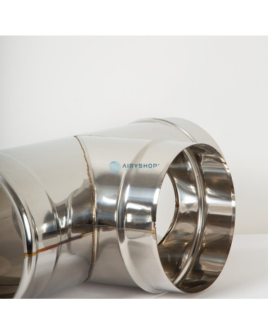 RACCORDO T 90° MONOTEC IN ACCIAIO