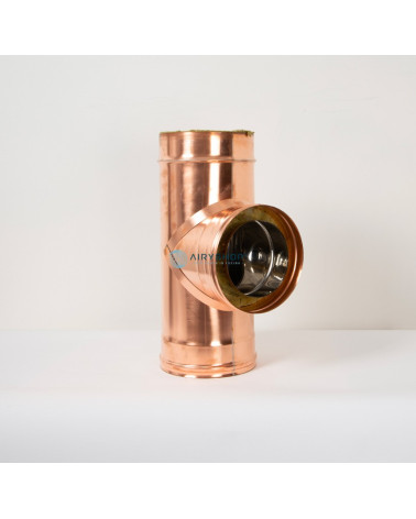 RACCORDO T 90° TERMOTEC IN RAME