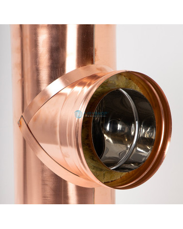 RACCORDO T 90° TERMOTEC IN RAME