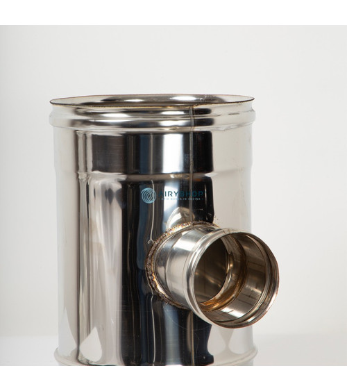 RACCORDO T 90° RIDOTTO MONOTEC IN ACCIAIO