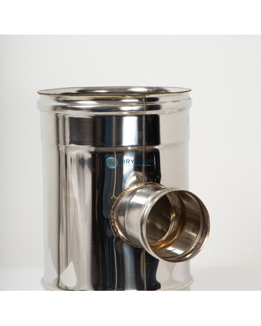 RACCORDO T 90° RIDOTTO MONOTEC IN ACCIAIO