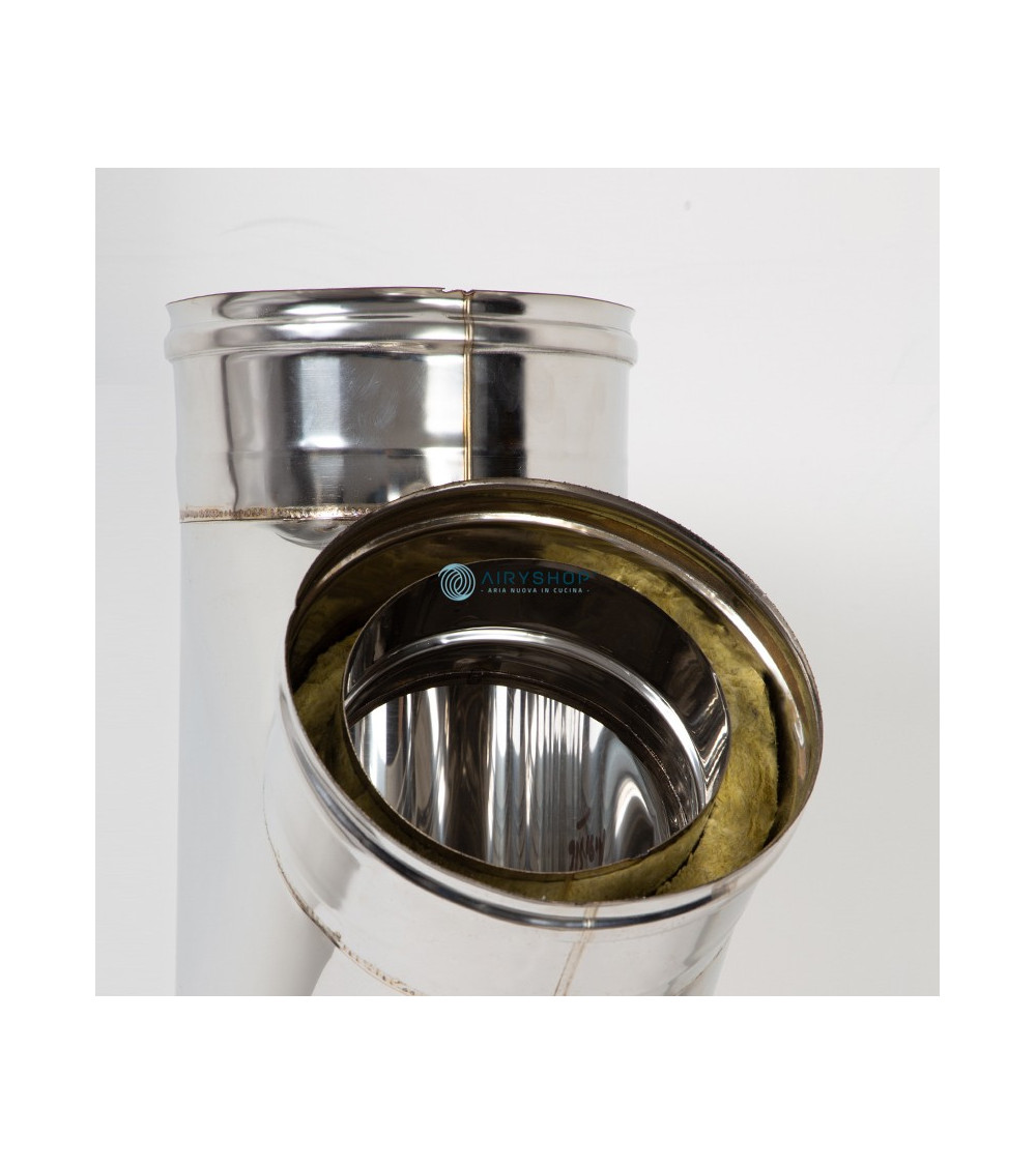 RACCORDO BRAGA 135° TERMOTEC IN ACCIAIO