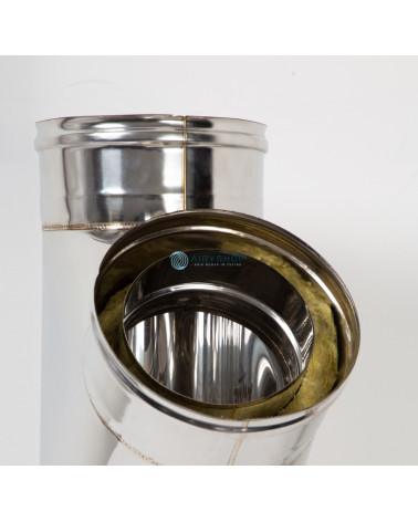 RACCORDO BRAGA 135° TERMOTEC IN ACCIAIO