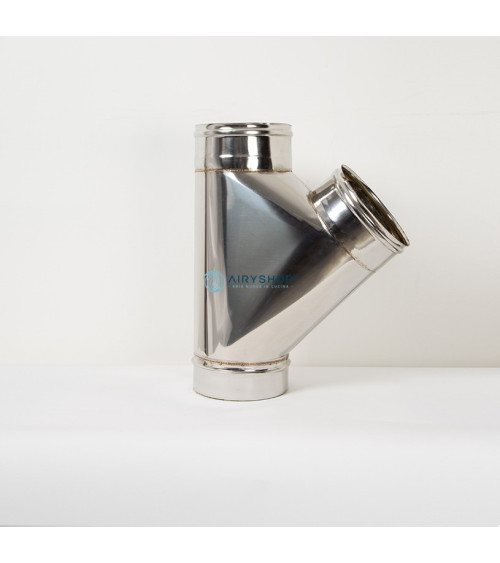 RACCORDO BRAGA 135° TERMOTEC IN ACCIAIO