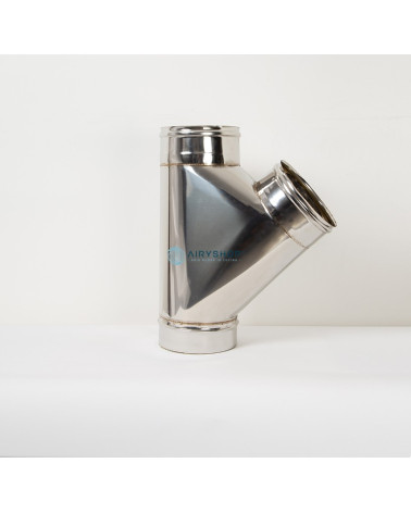 RACCORDO BRAGA 135° TERMOTEC IN ACCIAIO