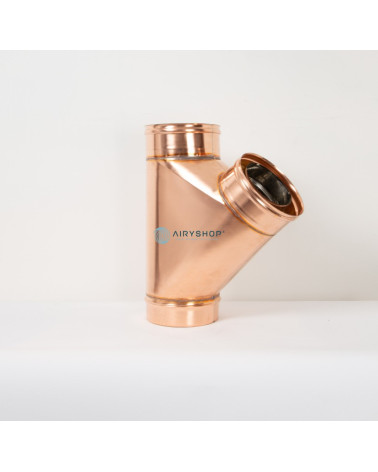 RACCORDO BRAGA 135° TERMOTEC IN RAME