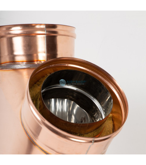 RACCORDO BRAGA 135° TERMOTEC IN RAME