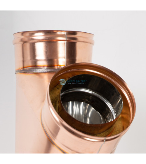 RACCORDO BRAGA 135° TERMOTEC IN RAME