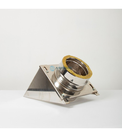 BASE SOSTEGNO MURALE TERMOTEC IN ACCIAIO