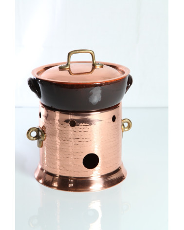 Porta Tegame in Rame (incluso terracotta) piccolo